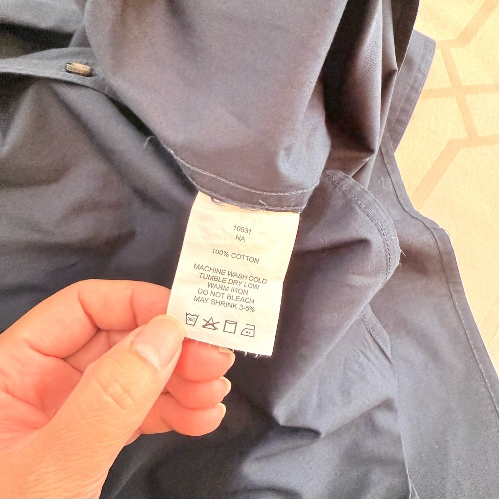 Filson Garment Men's Navy Button-Up Cotton Work Shirt Pockets Size XL - Picture 4 of 6